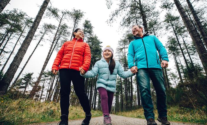 Walking in Newborough Forest